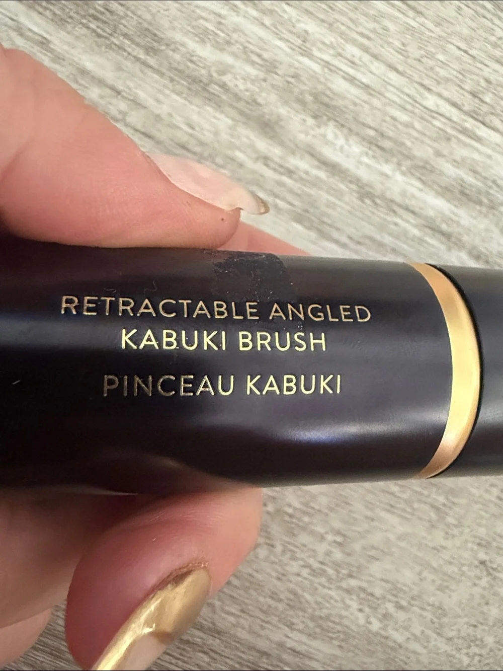 Laura Geller Black and Gold kabuki brush
